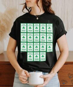 Boston Celtics Banner 18 Time Champions shirt