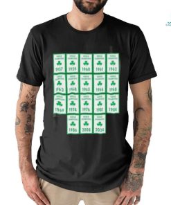 Boston Celtics Banner 18 Time Champions shirt