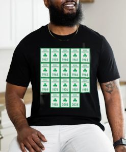 Boston Celtics Banner 18 Time Champions shirt