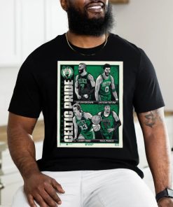 Boston Celtics Celtic Pride Brown Tatum Bird Pierce Cartoon Shirt