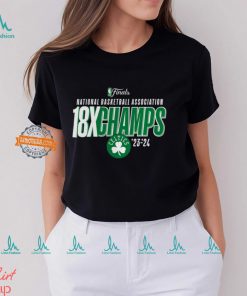 Boston Celtics Fanatics 18 Time NBA Finals Champions Steal the Ball T Shirt