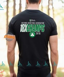 Boston Celtics Fanatics 18 Time NBA Finals Champions Steal the Ball T Shirt