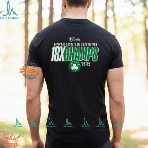 Boston Celtics Fanatics 18 Time NBA Finals Champions Steal the Ball T Shirt