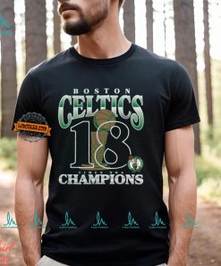 Boston Celtics Fanatics 18 Time NBA Finals Champions Tri Blend T Shirt