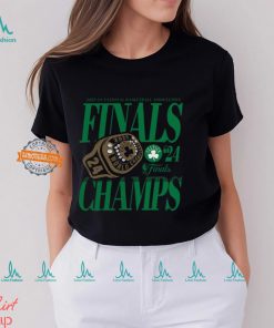 Boston Celtics Fanatics 2024 NBA Finals Champions Ball Screen Ring T Shirt