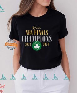 Boston Celtics Fanatics 2024 NBA Finals Champions Fade Away Jumper Roster Signature T Shirt