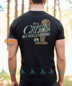 Boston Celtics Fanatics 2024 NBA Finals Champions Fast Break Finish Trophy T Shirt
