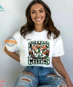 Boston Celtics Fanatics 2024 NBA Finals Champions Pull Up Jumper Caricature T Shirt