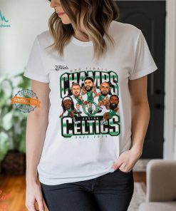 Boston Celtics Fanatics 2024 NBA Finals Champions Pull Up Jumper Caricature T Shirt