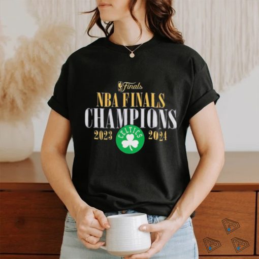 Boston Celtics Gold 2024 NBA Finals Champions Fade Away Jumper T Shirt