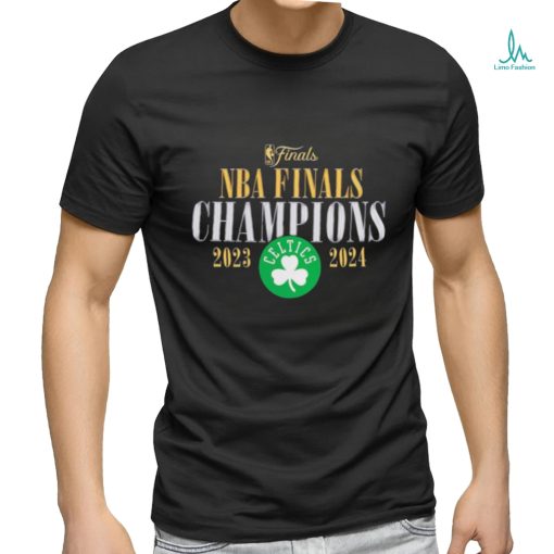 Boston Celtics Gold 2024 NBA Finals Champions Fade Away Jumper T Shirt