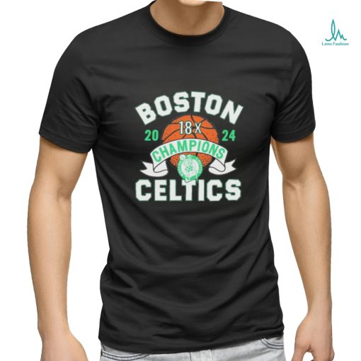 Boston Celtics Homage 18 Time NBA Finals Champions Vintage Shirt