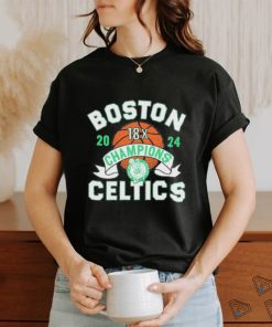 Boston Celtics Homage 18 Time NBA Finals Champions Vintage Shirt