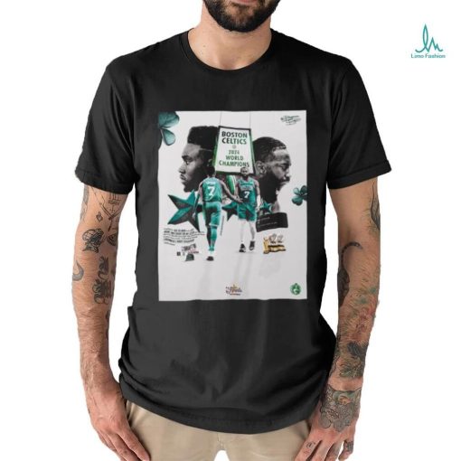 Boston Celtics Jaylen Brown 2024 World Champions NBA Finals shirt