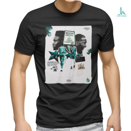 Boston Celtics Jaylen Brown 2024 World Champions NBA Finals shirt