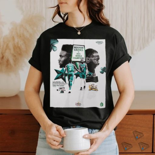 Boston Celtics Jaylen Brown 2024 World Champions NBA Finals shirt
