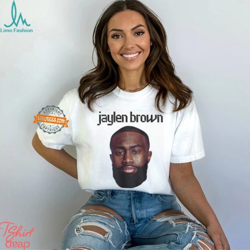 Boston Celtics Jaylen Brown Face NBA Finals Champions 2024 Signature Shirt