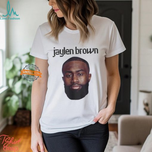 Boston Celtics Jaylen Brown Face NBA Finals Champions 2024 Signature Shirt