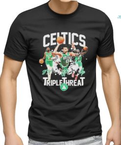 Boston Celtics Jrue Holiday Jayson Tatum Jaylen Brown The Triple Threat T Shirt