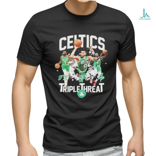 Boston Celtics Jrue Holiday Jayson Tatum Jaylen Brown The Triple Threat T Shirt