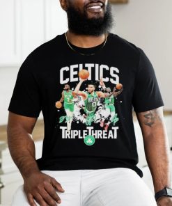 Boston Celtics Jrue Holiday Jayson Tatum Jaylen Brown The Triple Threat T Shirt