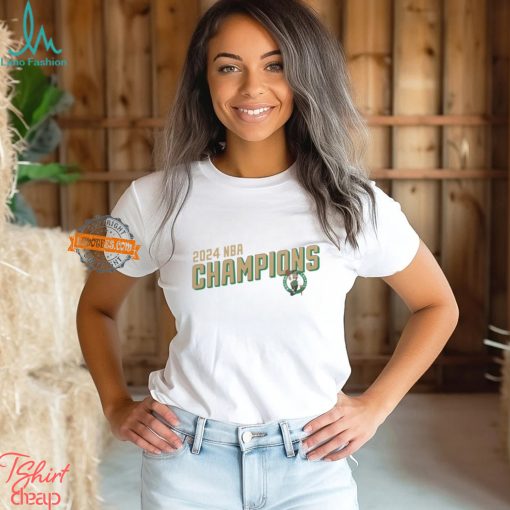 Boston Celtics Levelwear Women’s 2024 NBA Finals Champions Influx T Shirt