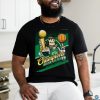Boston Celtics 2024 NBA Finals Champions Hardwood Banner Tri Blend shirt