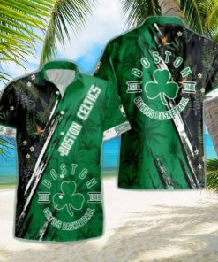 Boston Celtics NBA Champions Floral Pattern Print Hawaiian Set