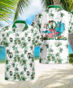 Boston Celtics National Basketball Association All Over Print Hawaiian Set