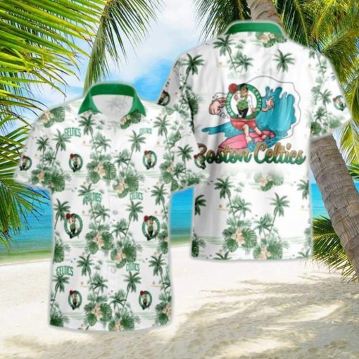 Boston Celtics National Basketball Association All Over Print Hawaiian Set