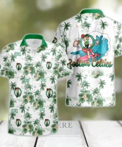 Boston Celtics National Basketball Association All Over Print Hawaiian Set