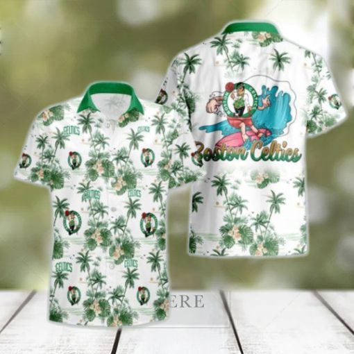 Boston Celtics National Basketball Association All Over Print Hawaiian Set