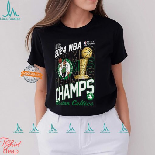 Boston Celtics New Era 2024 NBA Finals Champions Enzyme Washed T Shirt