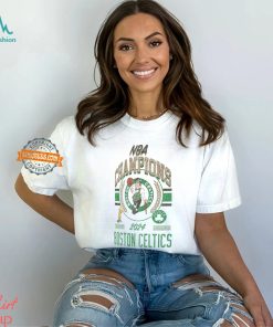 Boston Celtics New Era 2024 NBA Finals Champions Victory Chrome T Shirt