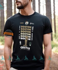 Boston Celtics Nike 2024 NBA Finals Champions Celebration Expressive T Shirt