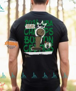 Boston Celtics Sportiqe 2024 NBA Finals Champions King of the Court Comfy Tri Blend T Shirt