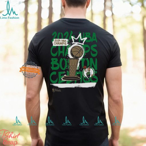 Boston Celtics Sportiqe 2024 NBA Finals Champions King of the Court Comfy Tri Blend T Shirt