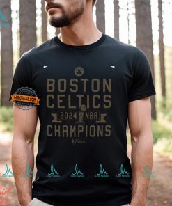 Boston Celtics Sportiqe 2024 NBA Finals Champions Slam Dunk Comfy Tri Blend T Shirt