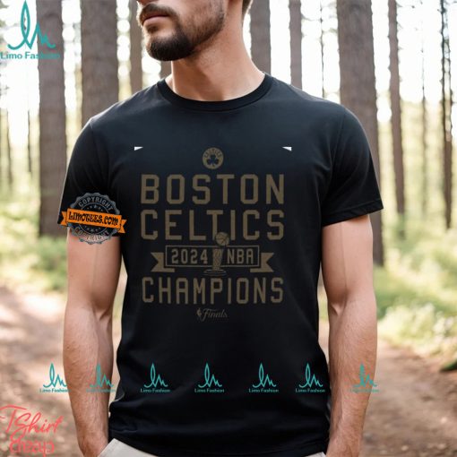 Boston Celtics Sportiqe 2024 NBA Finals Champions Slam Dunk Comfy Tri Blend T Shirt