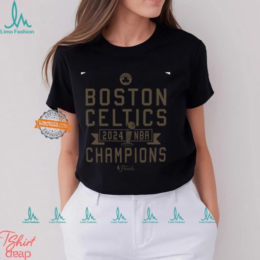 Boston Celtics Sportiqe 2024 NBA Finals Champions Slam Dunk Comfy Tri Blend T Shirt