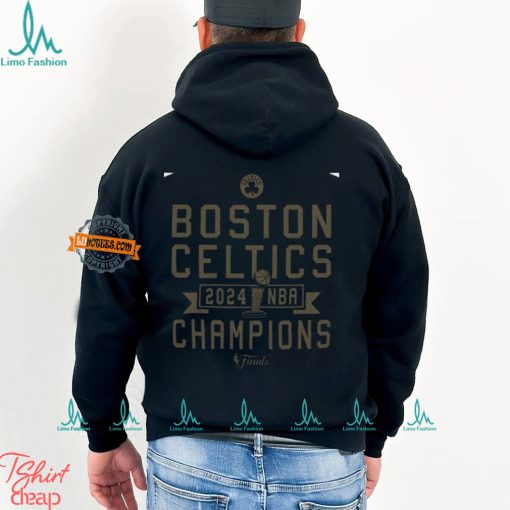 Boston Celtics Sportiqe 2024 NBA Finals Champions Slam Dunk Comfy Tri Blend T Shirt