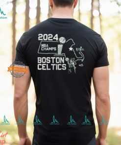 Boston Celtics Stadium Essentials 2024 NBA Finals Champions City State T Shirt