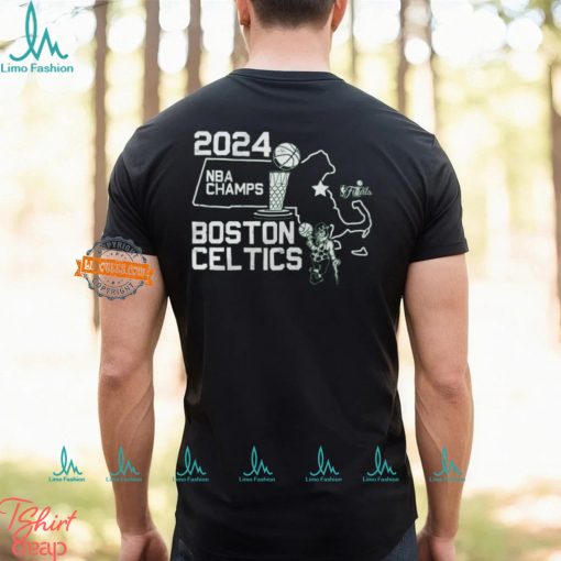 Boston Celtics Stadium Essentials 2024 NBA Finals Champions City State T Shirt