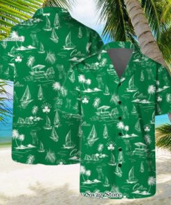 Boston Celtics Team Logo Beach Vibes Pattern Hawaiian Set