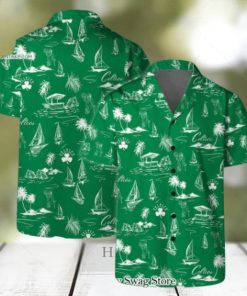 Boston Celtics Team Logo Beach Vibes Pattern Hawaiian Set