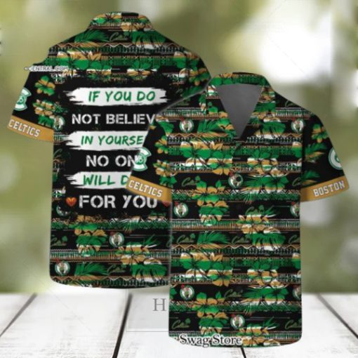 Boston Celtics Team Logo Pattern Vintage Hawaiian Set