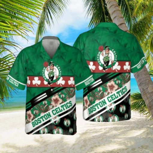 Boston Celtics Tree Hawaii Pattern Cute Print Hawaiian Set