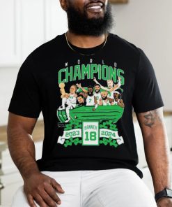 Boston Celtics World Champions Banner 18 2023 2024 shirt