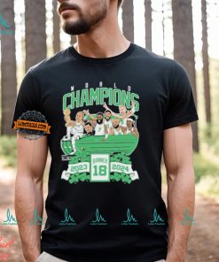 Boston Celtics World Champions Banner 18 Duckboat Shirt