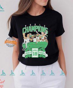 Boston Celtics World Champions Banner 18 Duckboat Shirt